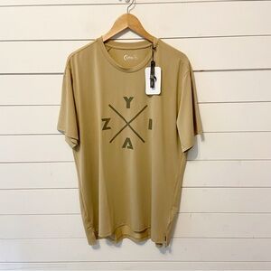 NWTs ZYIA Active | Men’s Khaki ZYIA Jersey T-shirt Size XL
